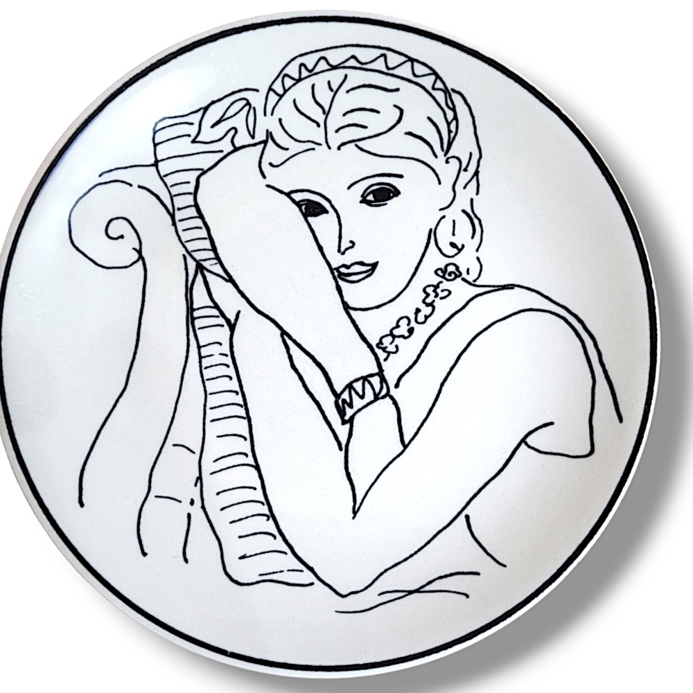 1990s Francesca by Sango Stoneware Salad Plate